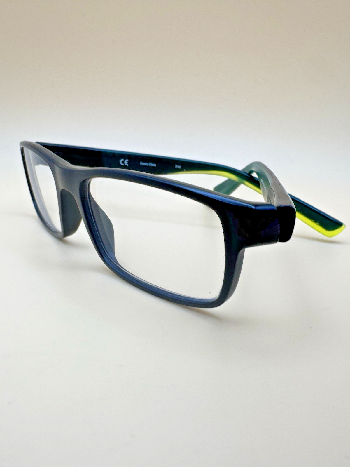 Nike Live Free 7090 010 Matte Black Green Eyeglasses Frames 53-17 140 Men