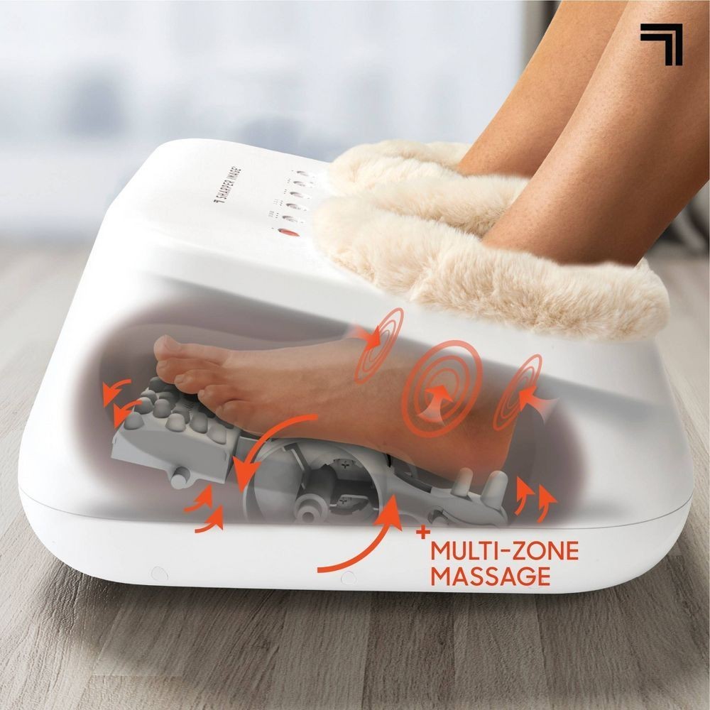 Sharper Image Shiatsu Hand & Foot Spa Massager Heat Vibration Relax Therapy