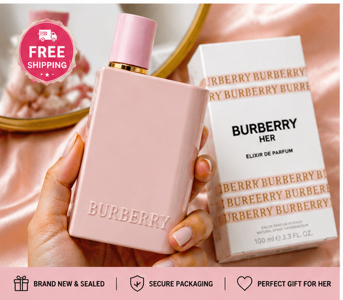 Burberry Her Elixir de Parfum 3.3 oz/100 ml Fragrance for Women | Free Shipping