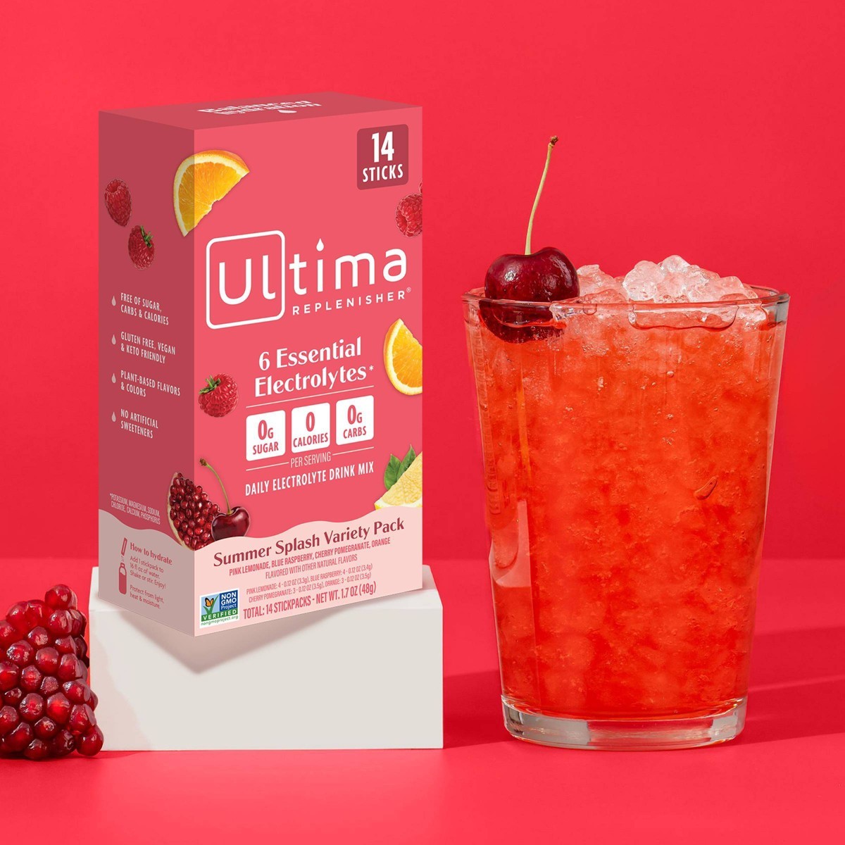 Ultima Replenisher Daily Hydration Electrolyte Stick Packs – 1.7oz/14ct