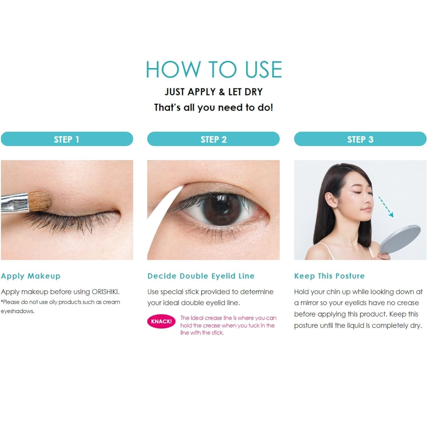 DUP Orishiki Eyelid Skin Film for Double Eyelid or Saggy Eyes