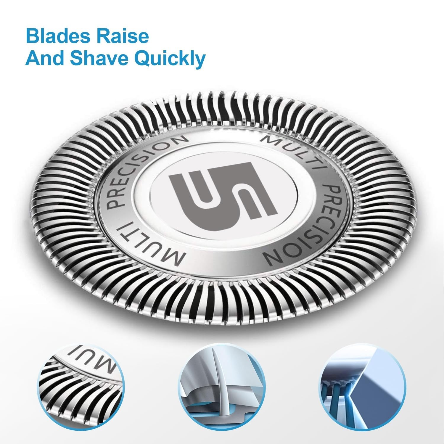 Replacement Shaver Heads for Philips Norelco 5000 Series – 6-Pack Electric Blade