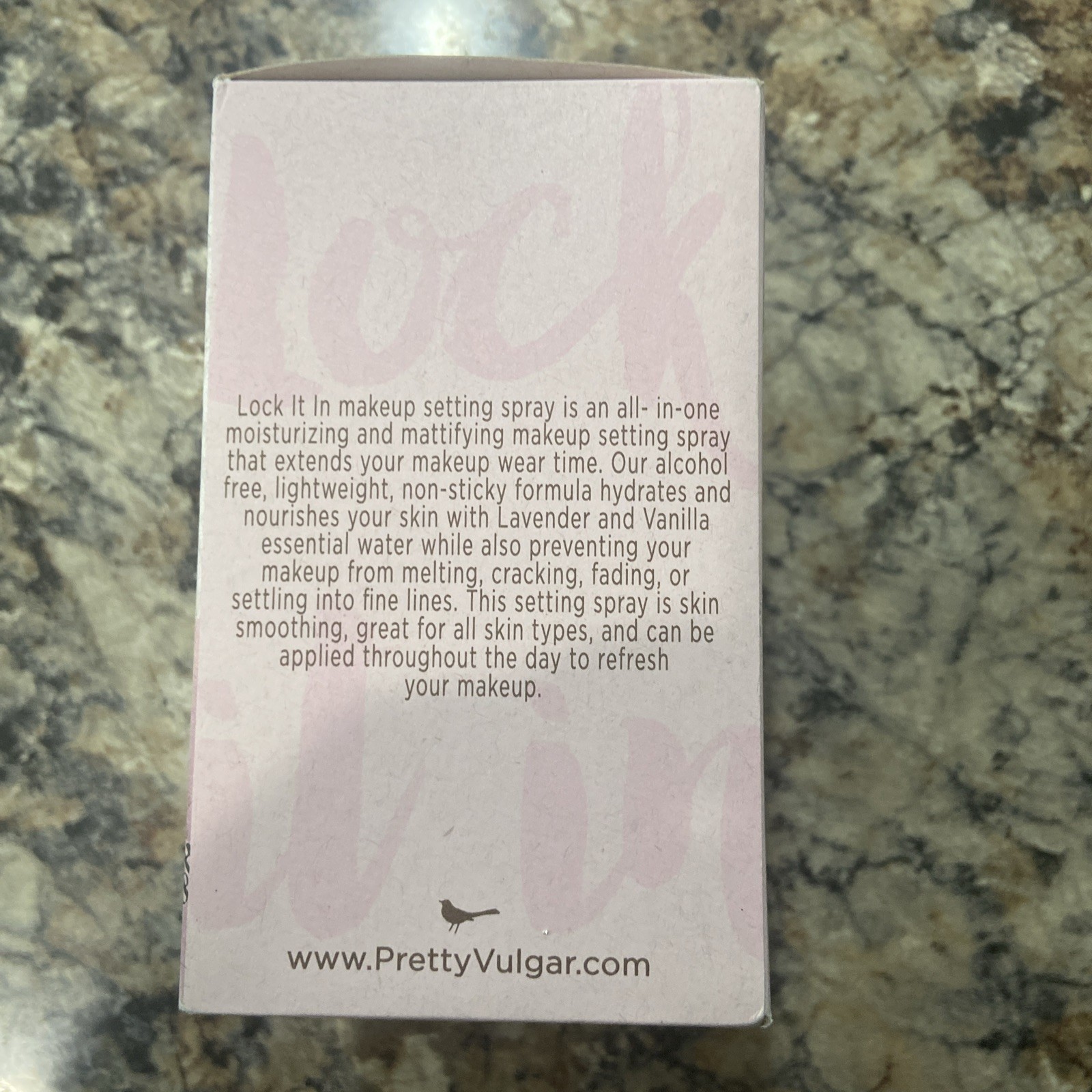 PRETTY VULGAR LOCK IT IN MAKEUP SETTING SPRAY FULL SIZE 3 FL OZ