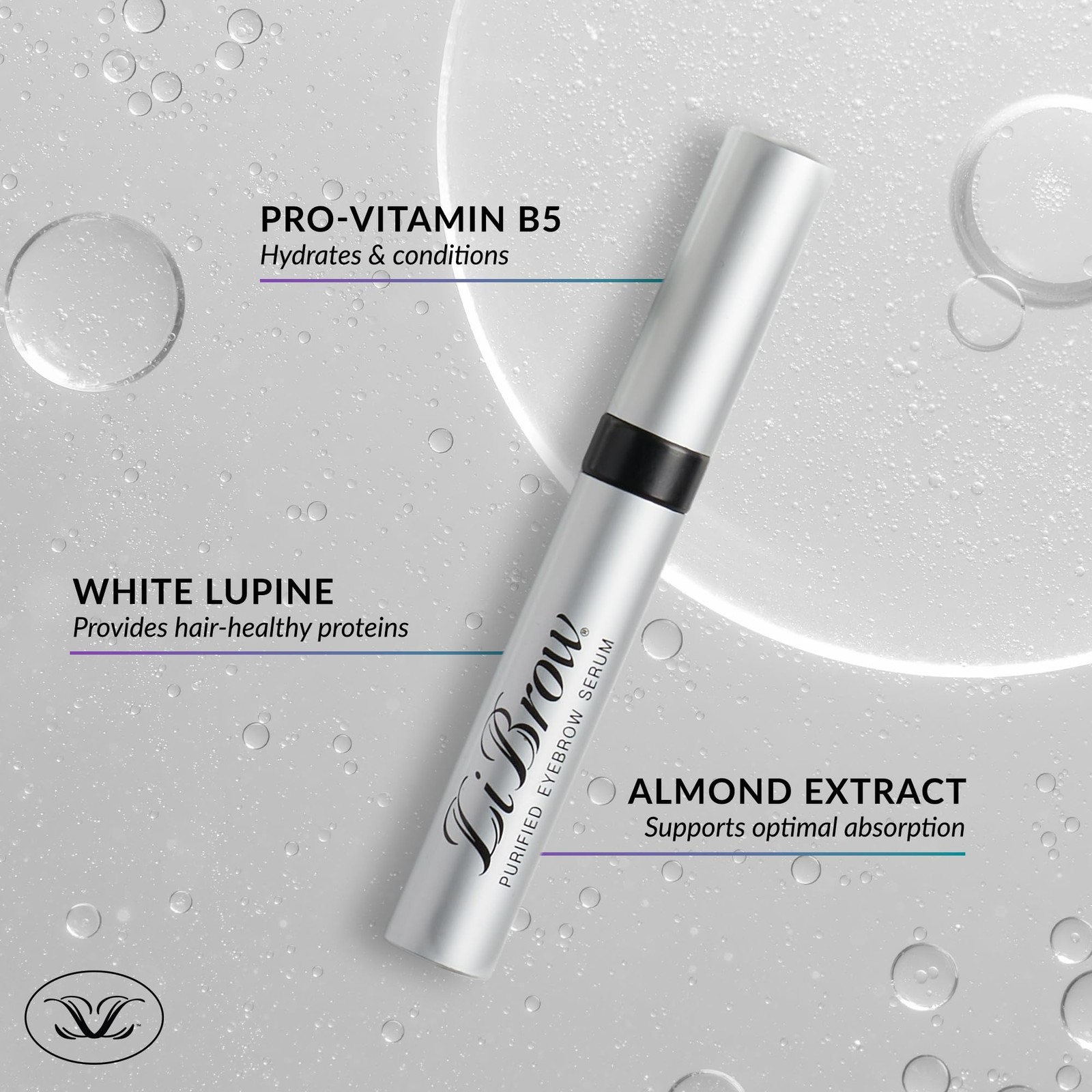 LiBrow Purified Eyebrow Serum to Grow Darker, Fuller, ThickerLooking Brows