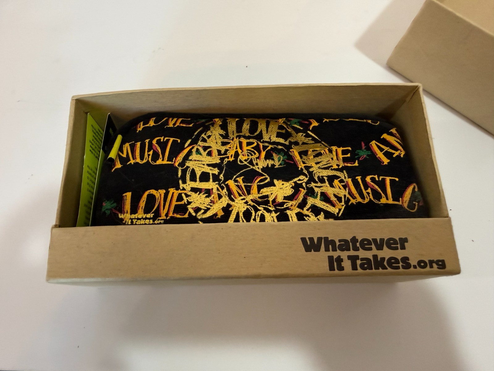 Gwen Stefani Love Art Whatever It Takes Canvas Cosmetic Make Up Bag BNIB