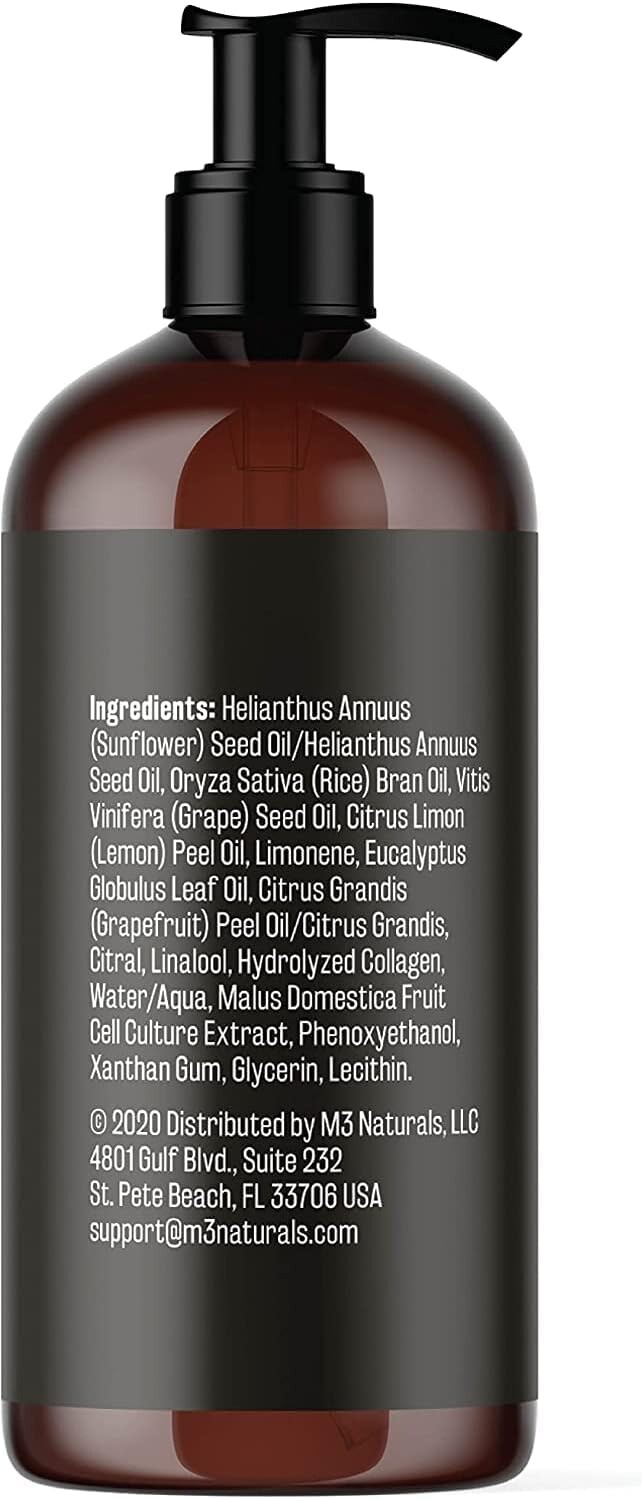 12 M3 Naturals Anti Cellulite Massage Oil Collagen Stem Cell Infused 2028