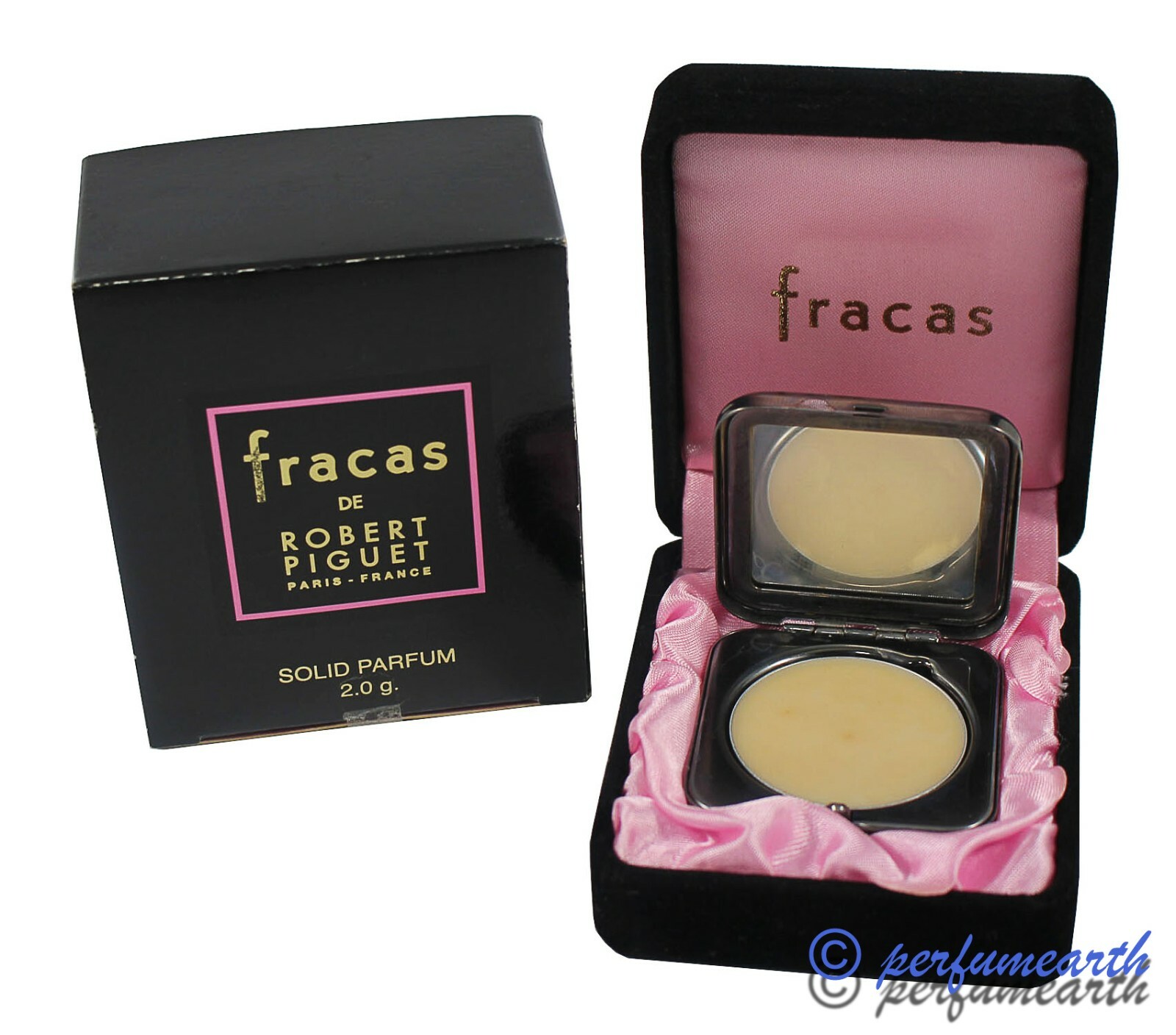 Fracas De Robert Piguet Solid Parfum 2.0g New In Open Scratch In The Box Same As