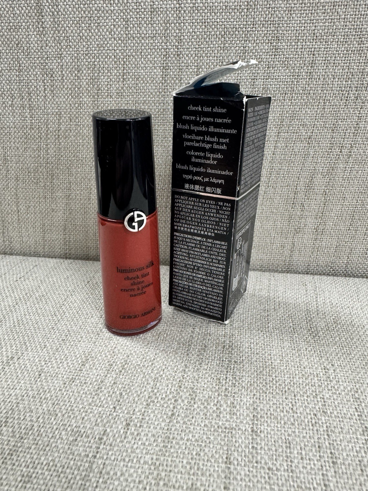 Giorgio Armani Luminous Silk Cheek Tint Shine 43 S Berry Red 0.40 fl oz