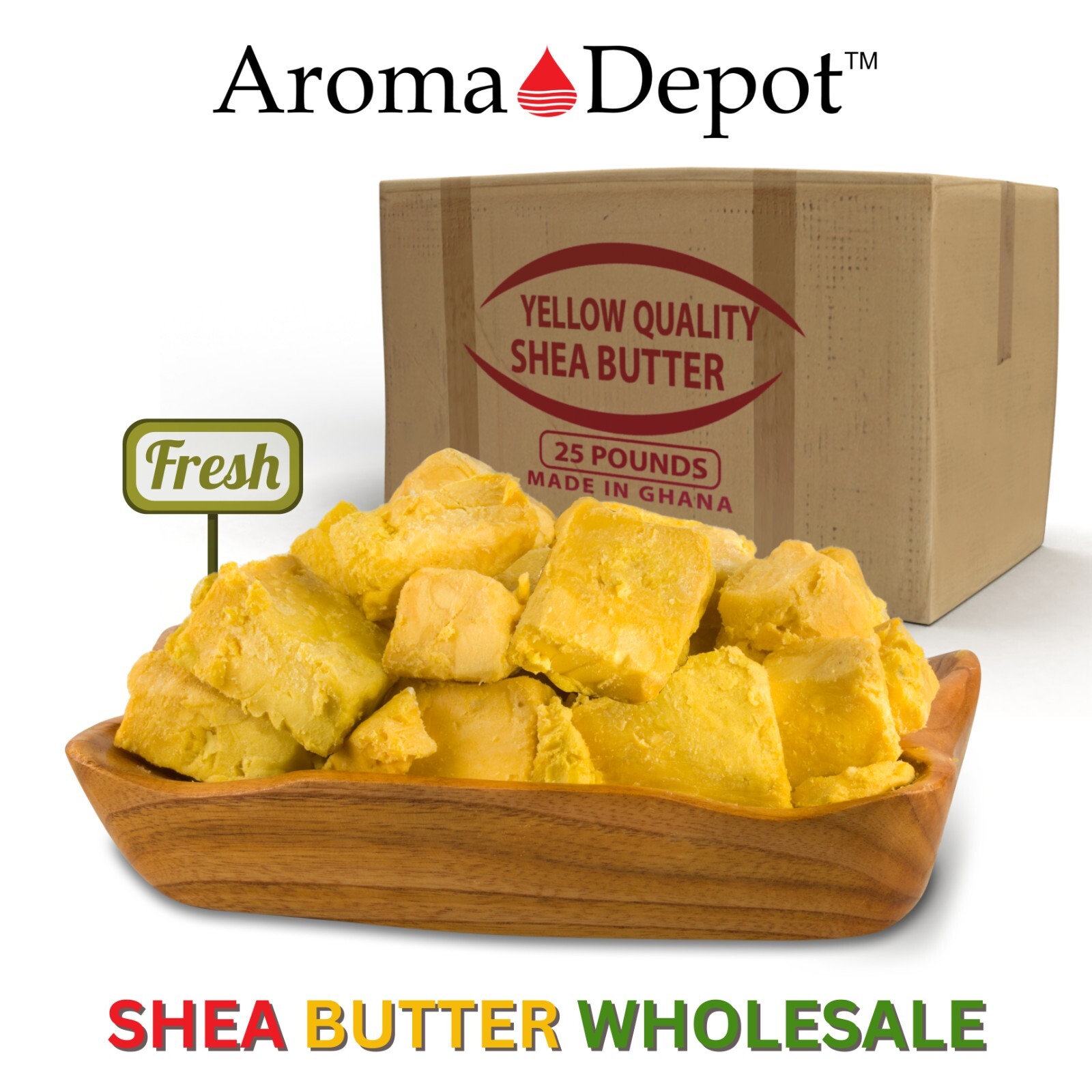 Raw African Shea Butter Yellow Wholesale 100% Pure Natural Organic Unrefined Lot