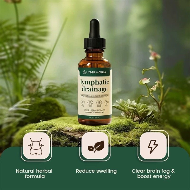 New Lymphoria – Lymphatic Drainage Bloat Relief – Detox, & Immune Support 59ml