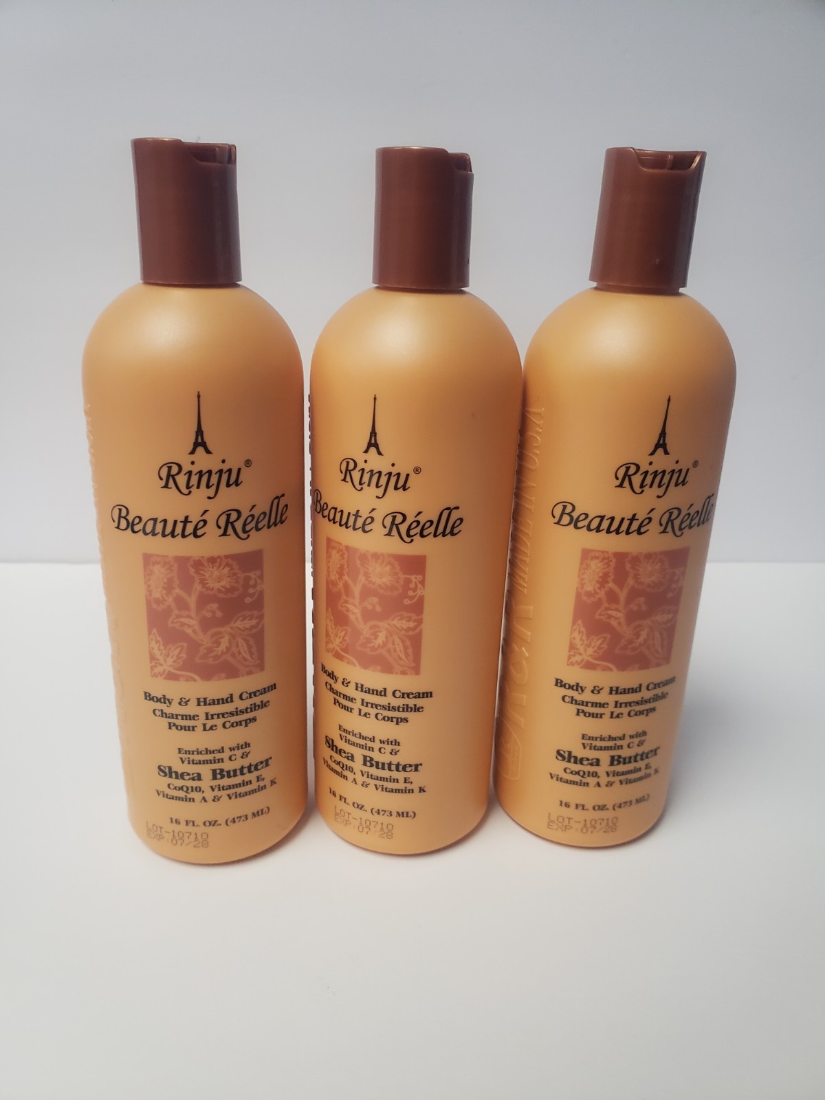 3pack Rinju Beaute Reelle Lotion – Moisturizing, Nourishing, Weather Protection