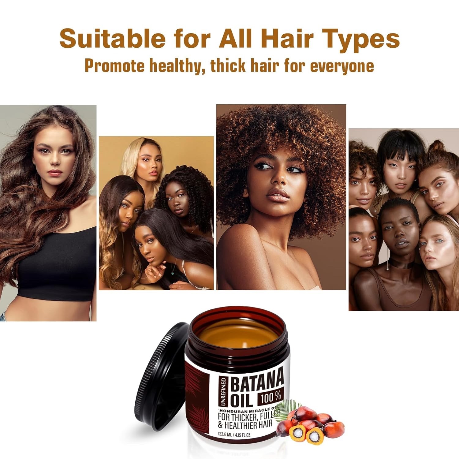 Organic Batana Oil for Hair Growth and Repair | 100% Pure, Unrefined Hair Tre