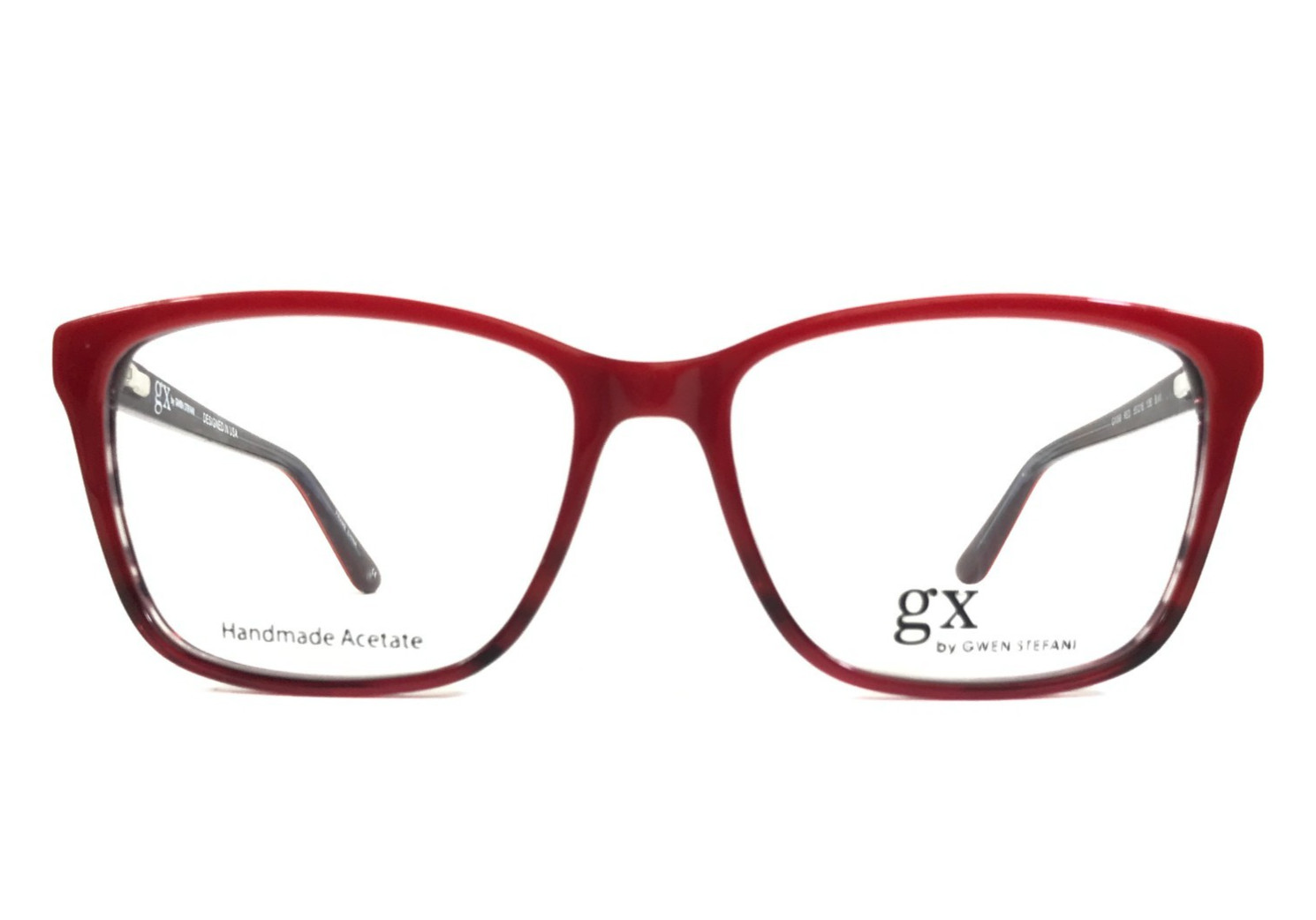 GX by Gwen Stefani Eyeglasses Frames GX069 RED Cat Eye Full Rim 55-16-135