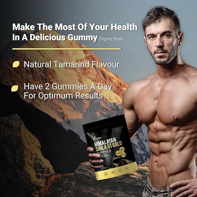 VivoNu Natural Himalayan Shilajit Gummies. Pure SHILAJIT / 60 Gummies