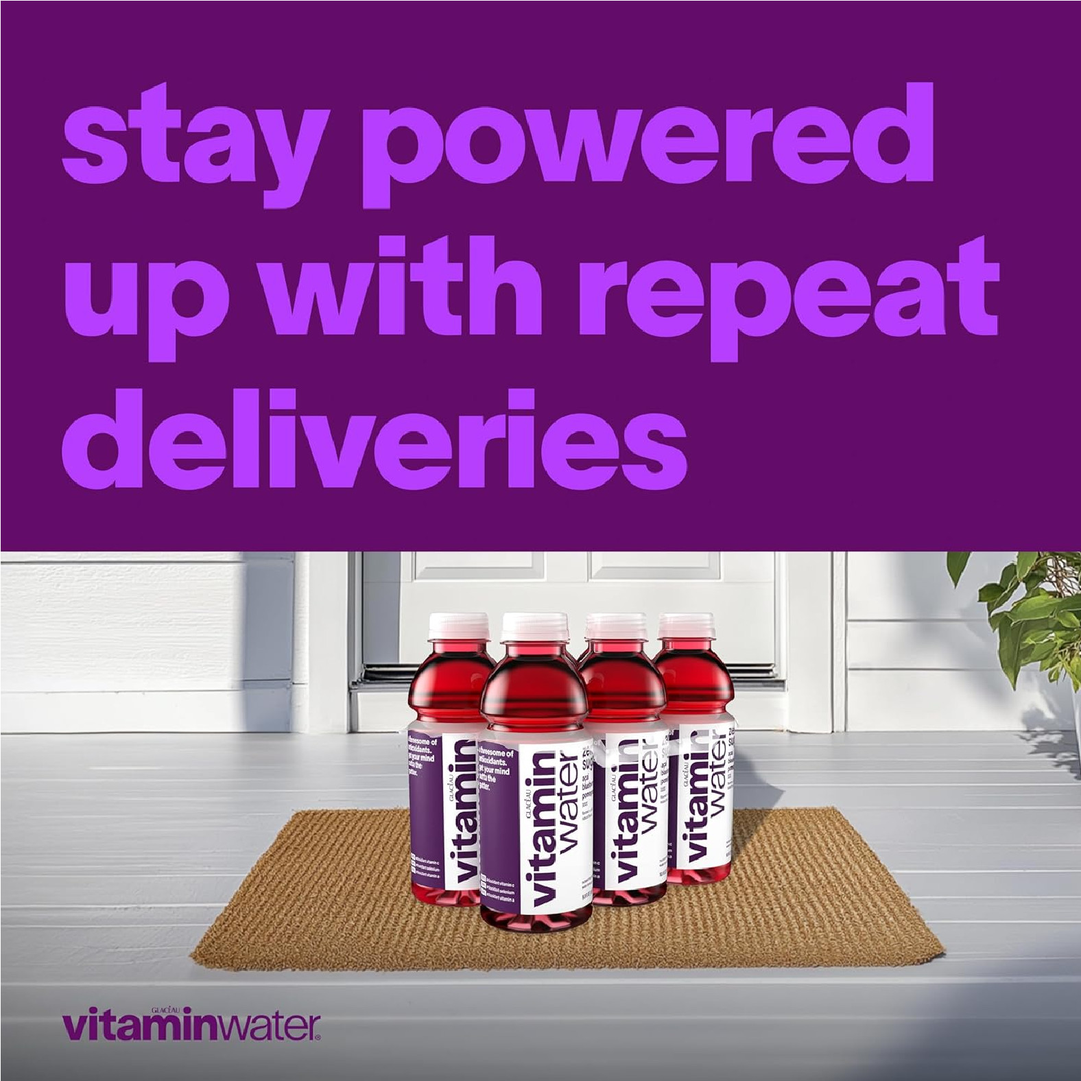 vitaminwater XXX Acai-Blueberry-Pomegranate Zero Sugar, 20 fl oz Bottles, 12 Pac