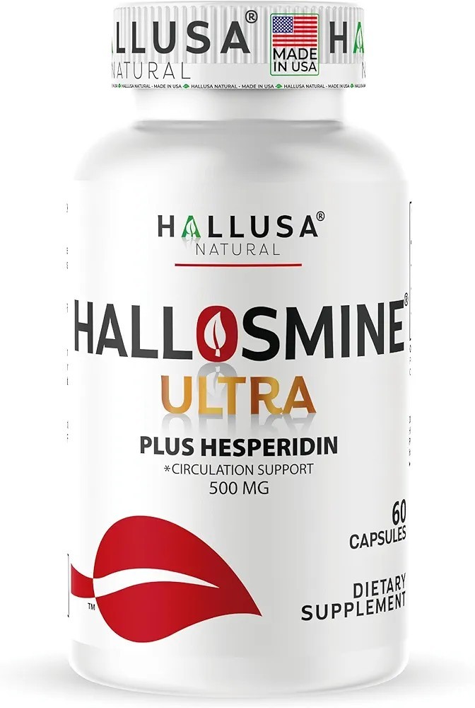 Hallusa Natural Diosmin Circulation – Support for Circulation and Veins 60 caps