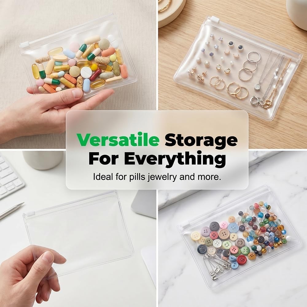 Pill Pouch Set Waterproof Travel Pill Organizer 14 Day Pill Pouches Portable