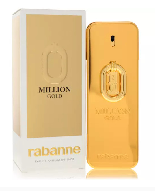 Paco Rabanne 1 Million Gold Eau de Parfum Intense 3.4 oz 100ml Mens Cologne NIB