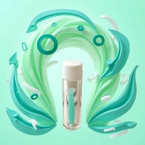 2Pcs Green Contact Lens Remover Tool, Silicone Plunger for Soft and Hard