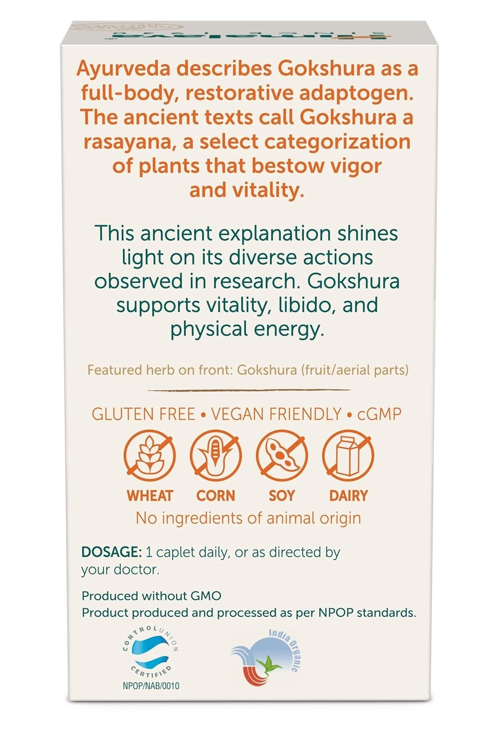 Himalaya Organic Ashwagandha & Gokshura 60 Caplets Each – For Daily Wellness