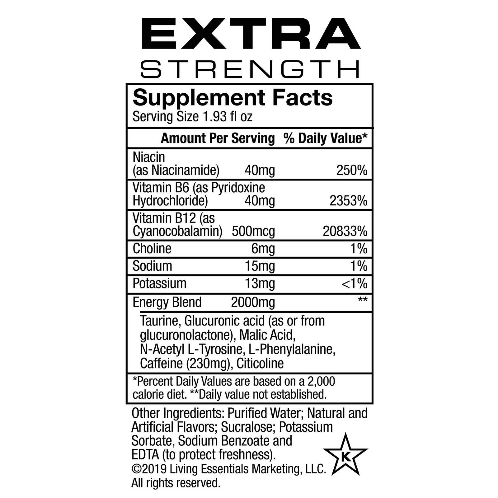 5-hour ENERGY Shot, Extra Strength Peach Mango, 1.93 Ounce, 12 Count