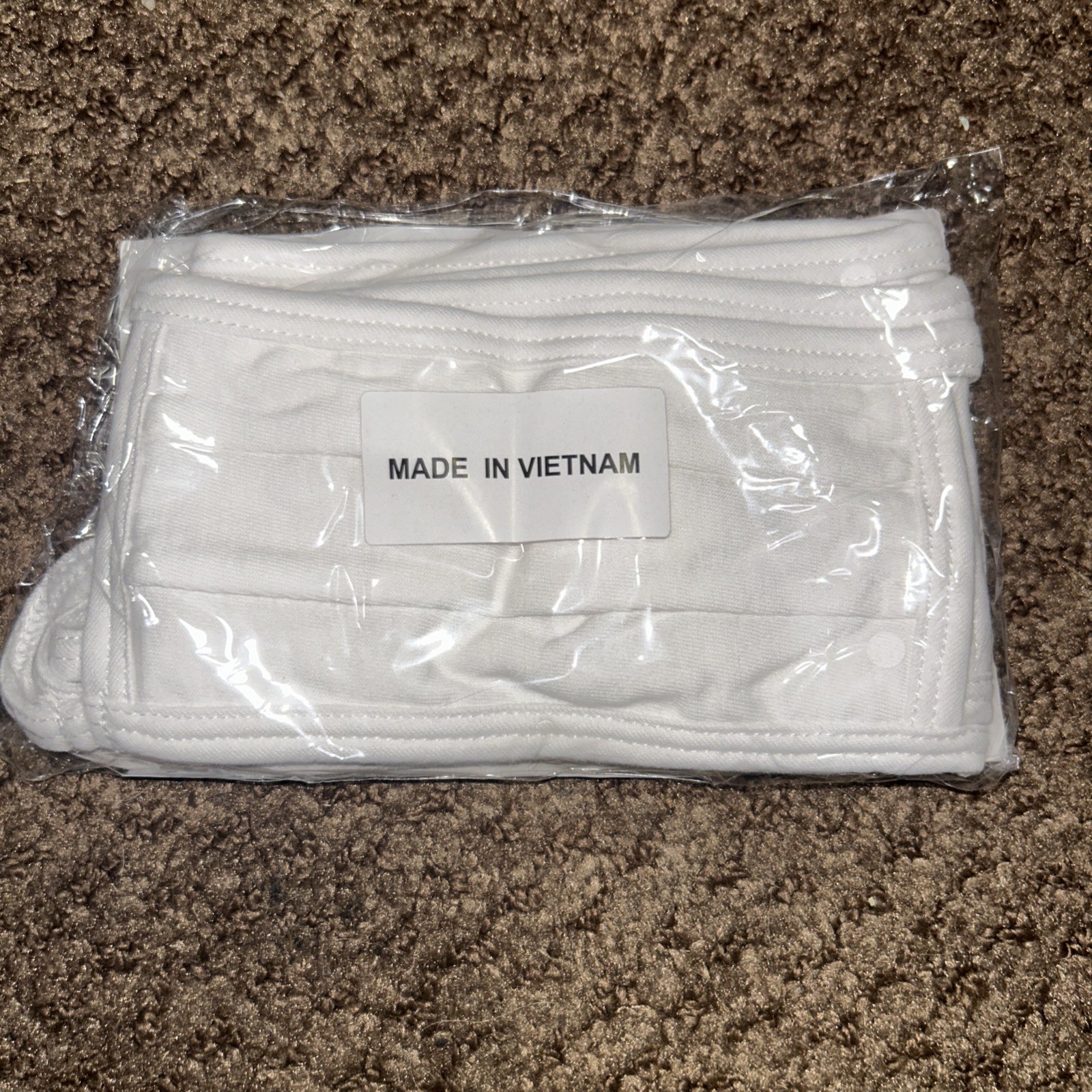 Department Of Health And Human Services Youth Facemasks 4 Pack White