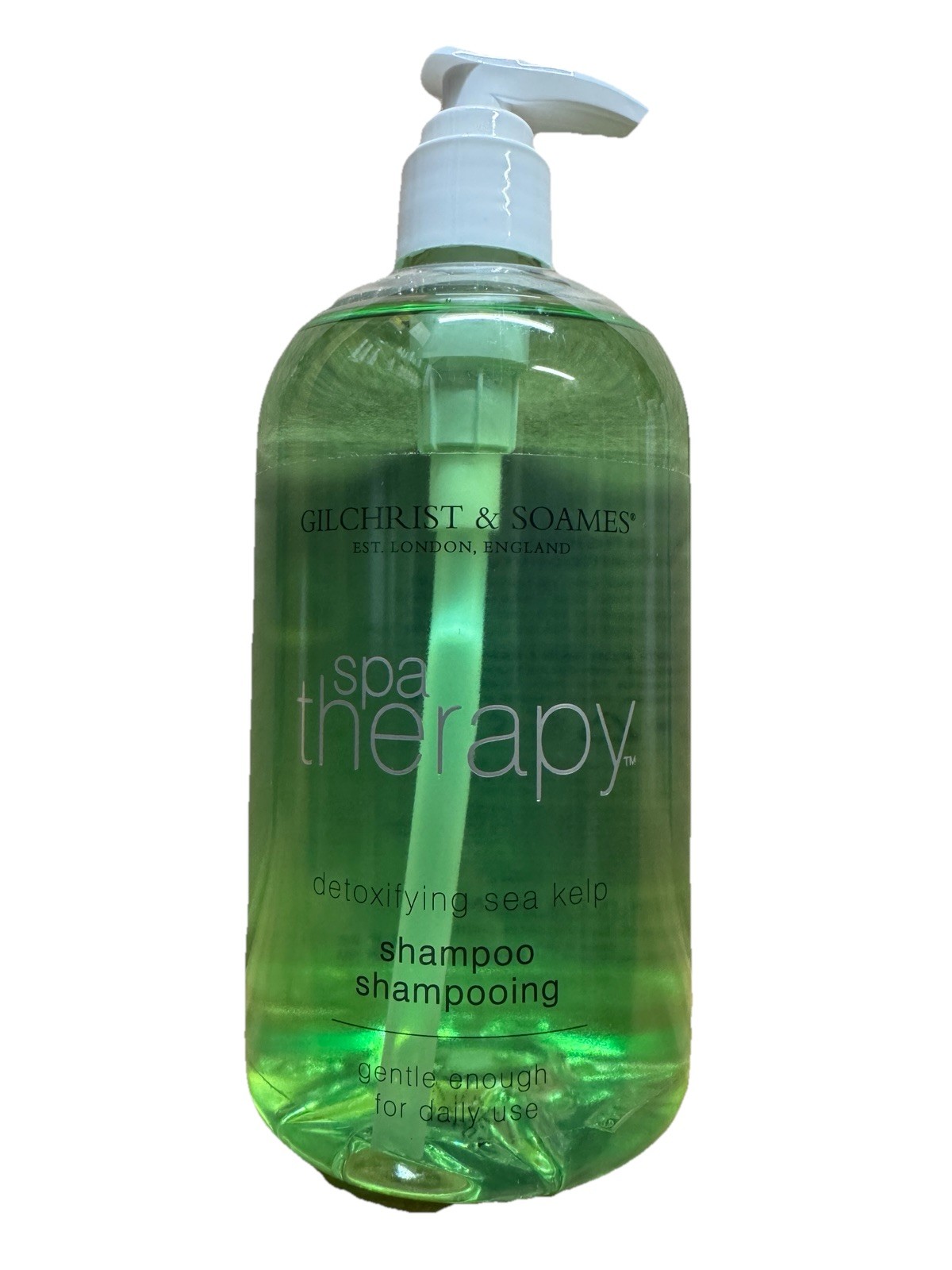 Spa Therapy SHAMPOO Detoxifying Sea Kelp 15.5oz Retail Collection Pump Bottle