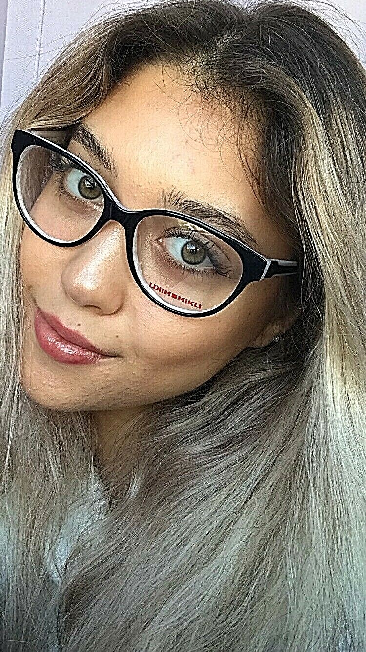 New Mikli by ALAIN MIKLI ML19R12 M01 54mm Black White Women’s Eyeglasses Frame .
