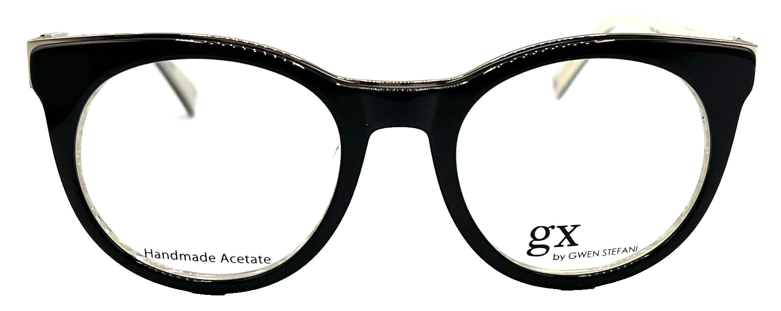 AUTHENTIC & NEW – GWEN STEFANI – GX079 BLK 48/19/140 – BLACK – EYEGLASSES & CASE