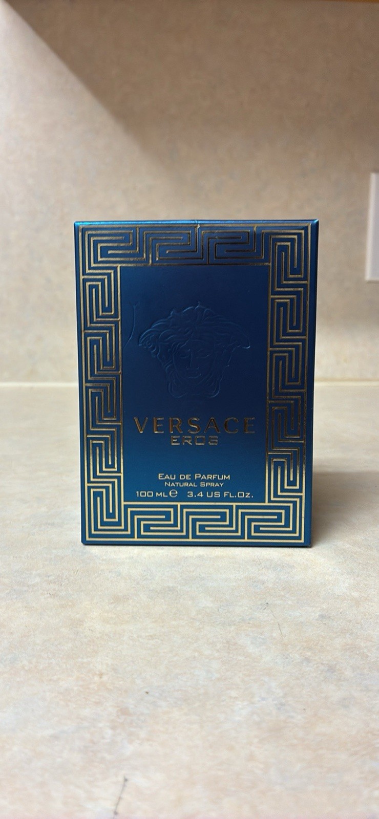 Versace Eros Eau de Parfum Natural Spray 3.4 US fl oz Regular Size