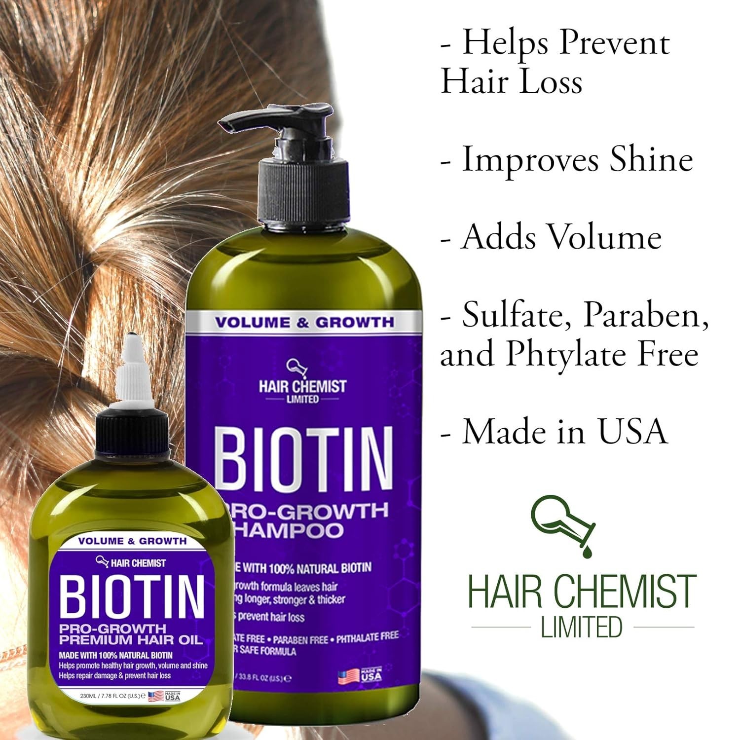 Hair Chemist Biotin Pro-Growth Premium Hair Oil 7.1 oz
