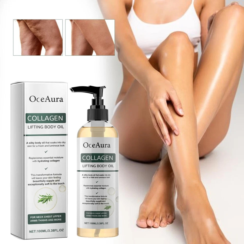 Collagen Lifting Firming Body Oil Skin Tightening Hydrating Massage Oil 100ml