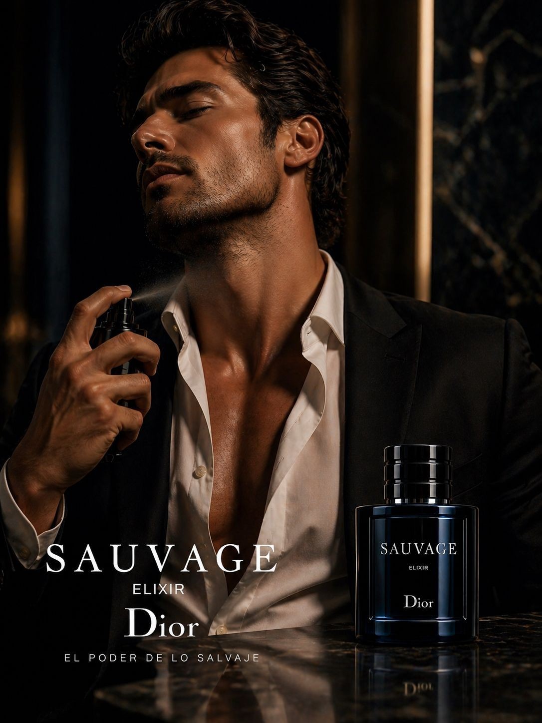 Dior Sauvage Elixir EDP Spray 100ml 3.4oz Men’s Cologne + 3 Fragrance Samples