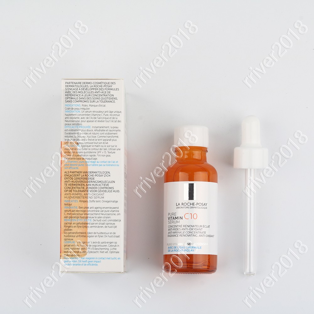La Roche-Posay 10% Pure Vitamin C Serum Anti-Wrinkle and Anti-Aging 1pack US…