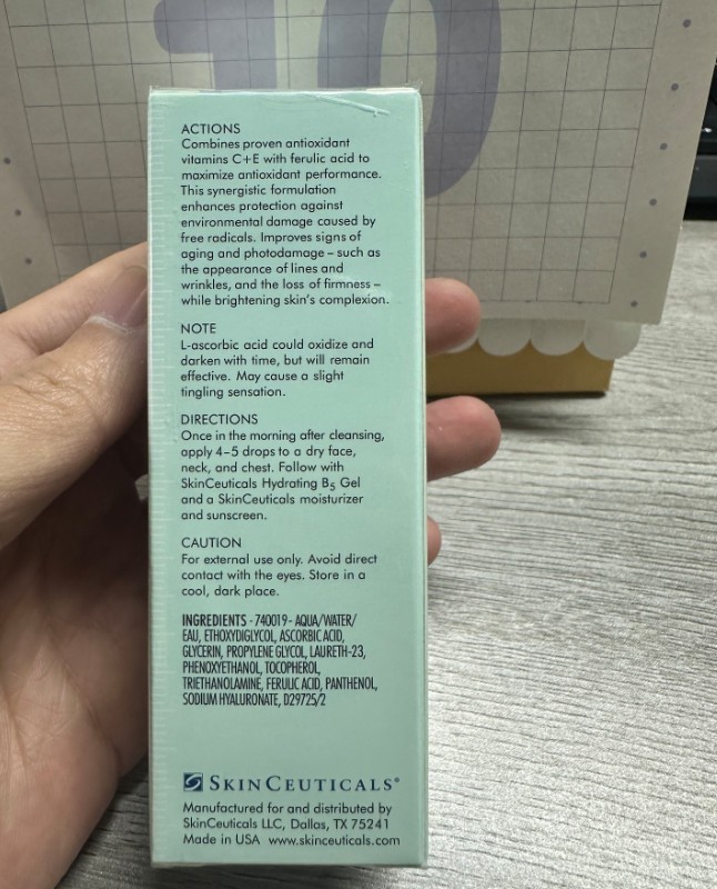 Skin Ceuticals C E Ferulic With 15% L-ascorbic Acid Serum -1 fl oz – 30ML US