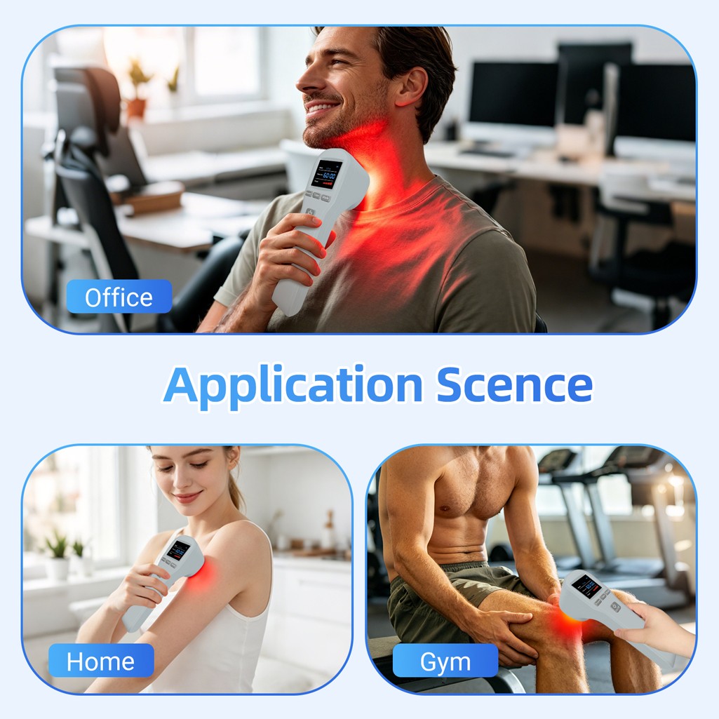 650nm 808nm Red Light Therapy Device Class 3B Cold Laser for Joints Pain Relief