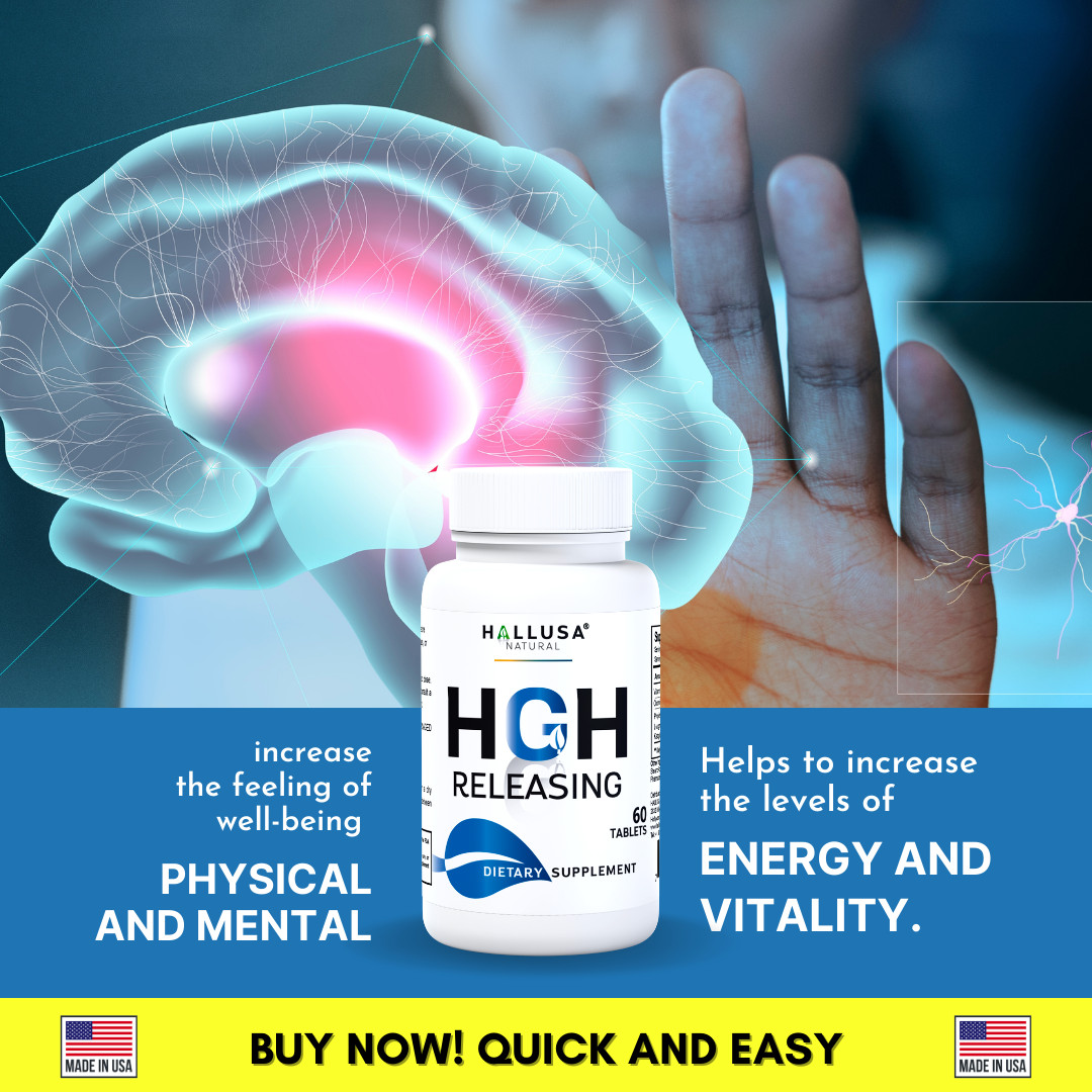 HGHBooster | Amino Acid Complex | Energy, Muscle & Workout Support | 60 Tablets