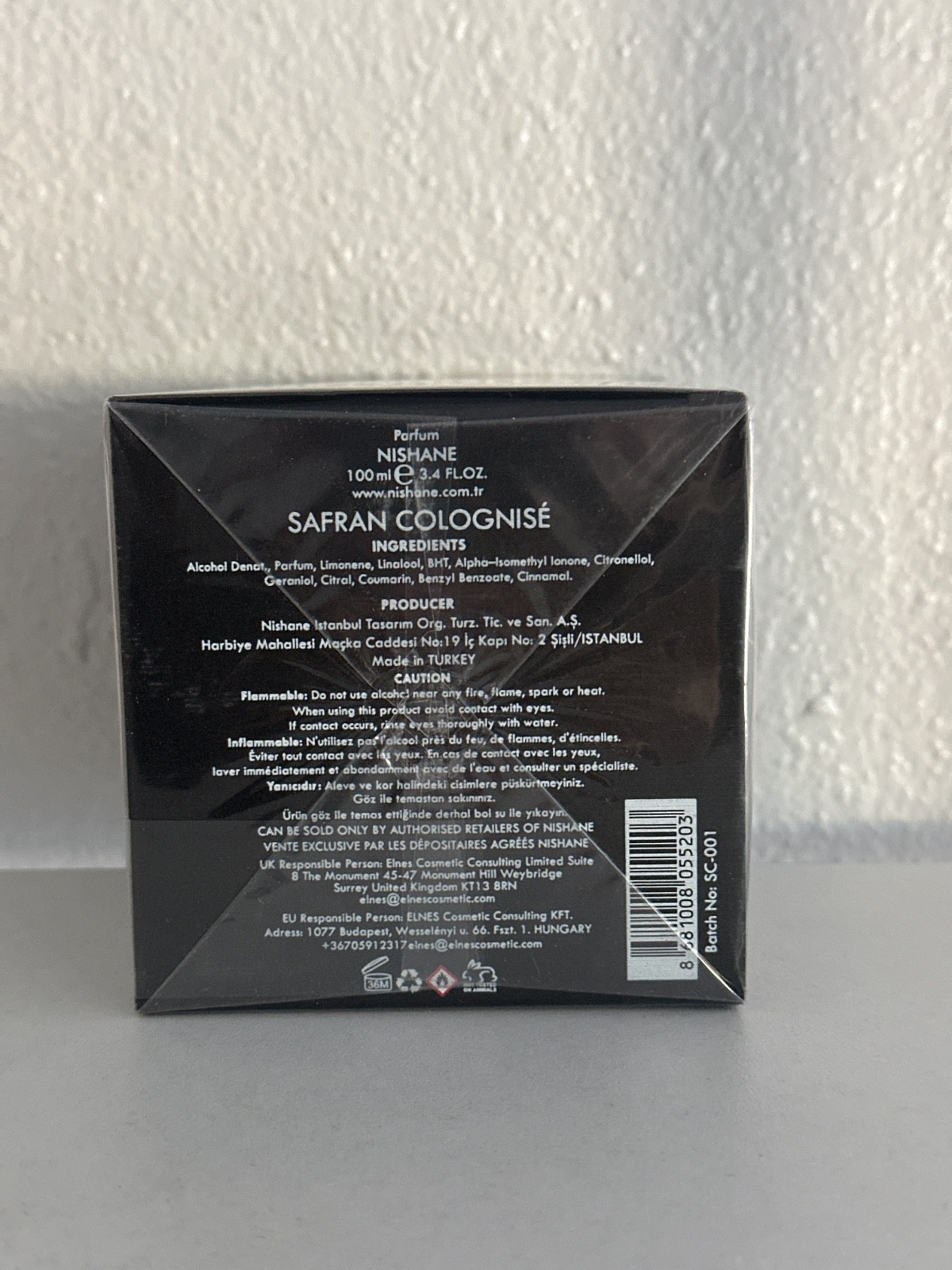Nishane Safran Colognise Extrait De Cologne