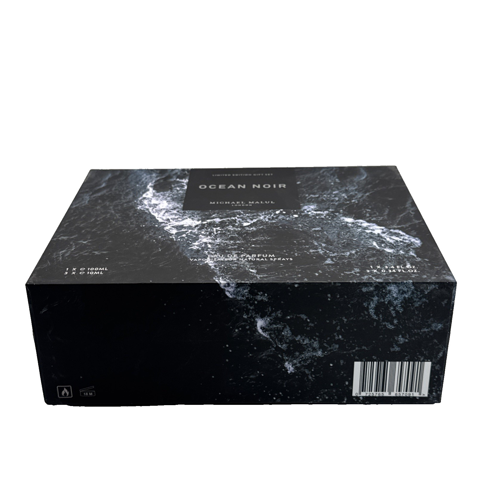 OCEAN NOIR By MICHAEL MALUL LONDON 3.4 oz 100 ML + 3x TRAVEL SPRAY