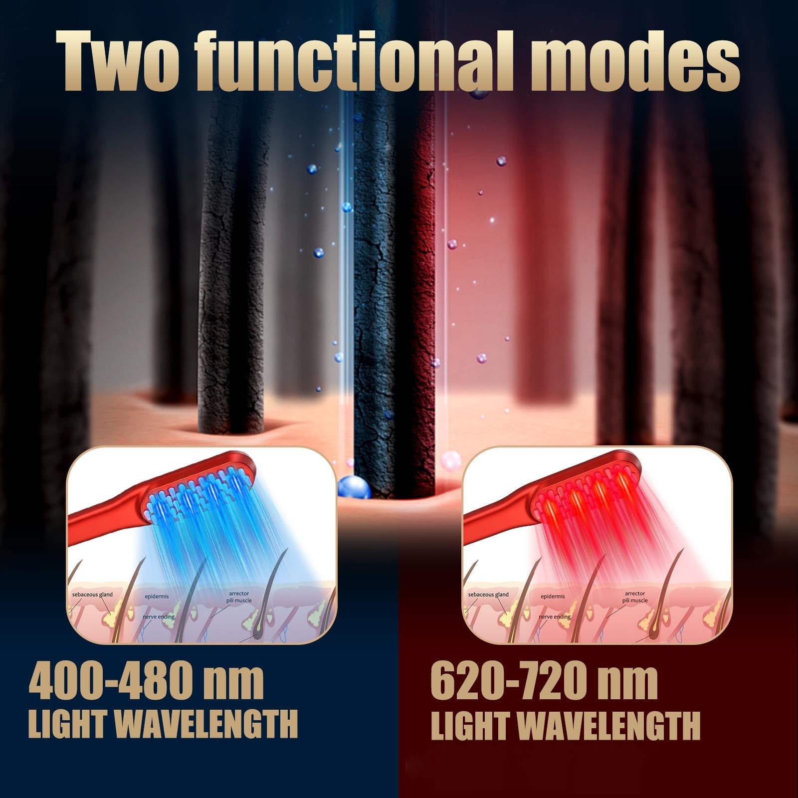 Laser Hair Growth Comb – Red Light Therapy Treatment for Men & Women, 1pc