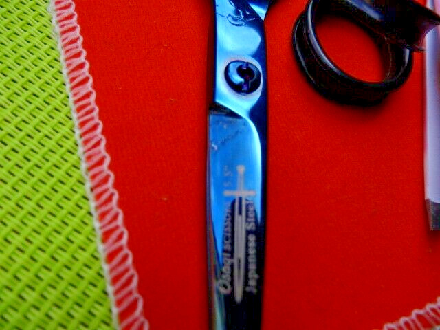 Money Back WRNTY_Titanium 5.5″ BLUE Hairdressing Scissors & Tweezers