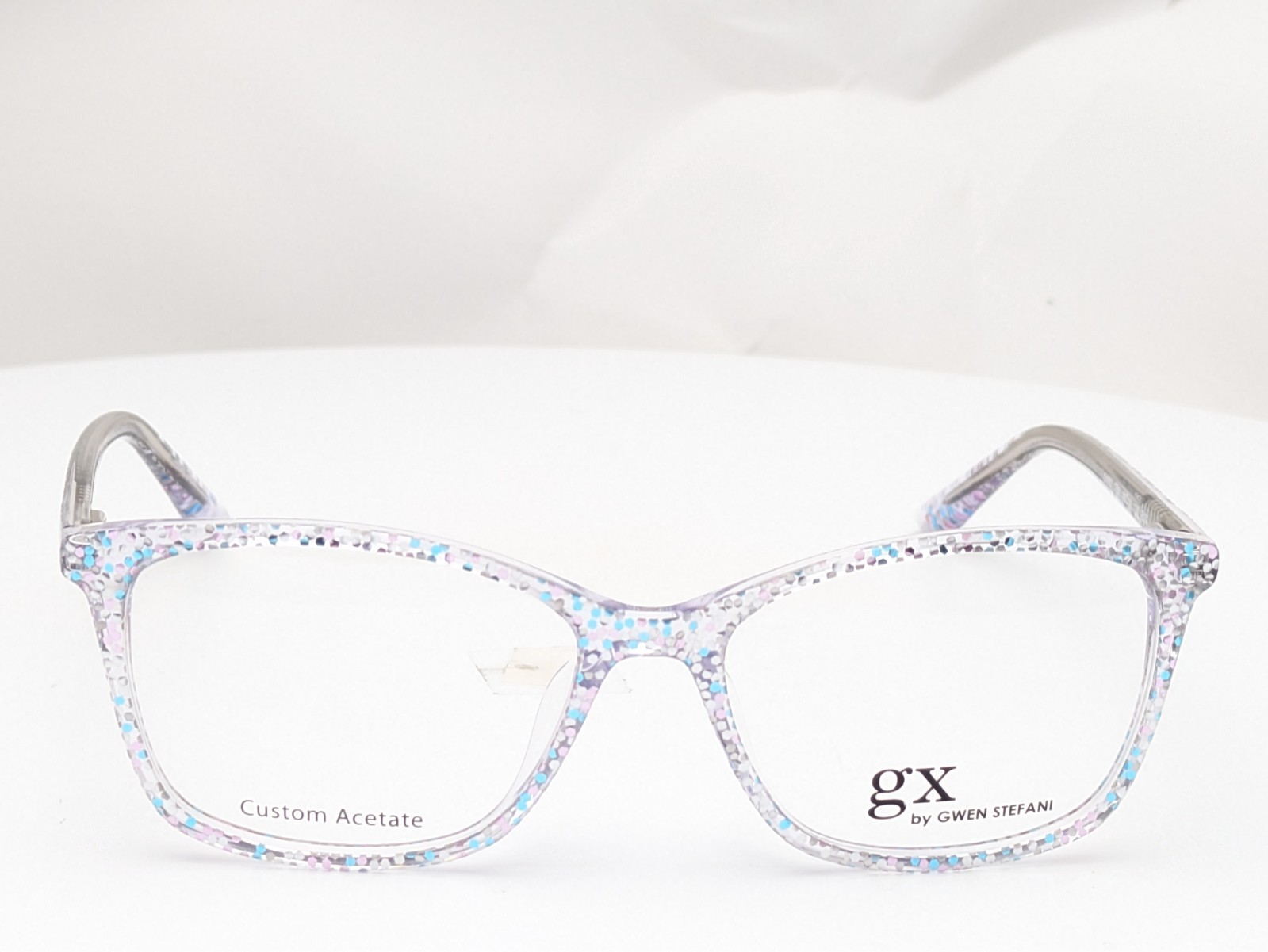 GX by Gwen Stefani GX852 TEA Teal Glitter Girls Eyeglasses Frames 49-14-130