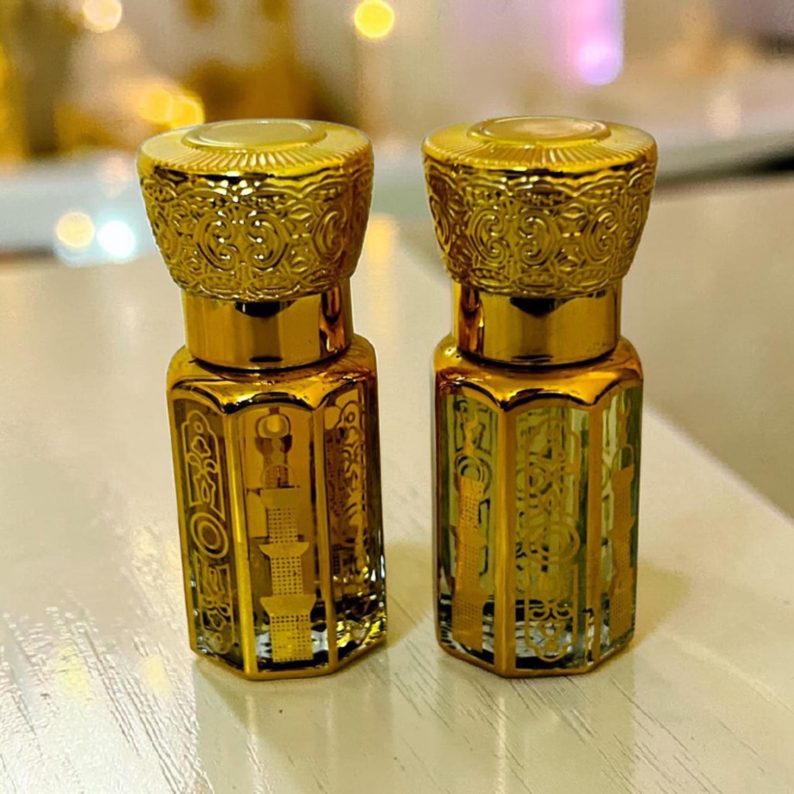 Attar Combo of Kashmiri Oud and Bakhoor, Long Lasting Perfume Oil for Unisex, 6