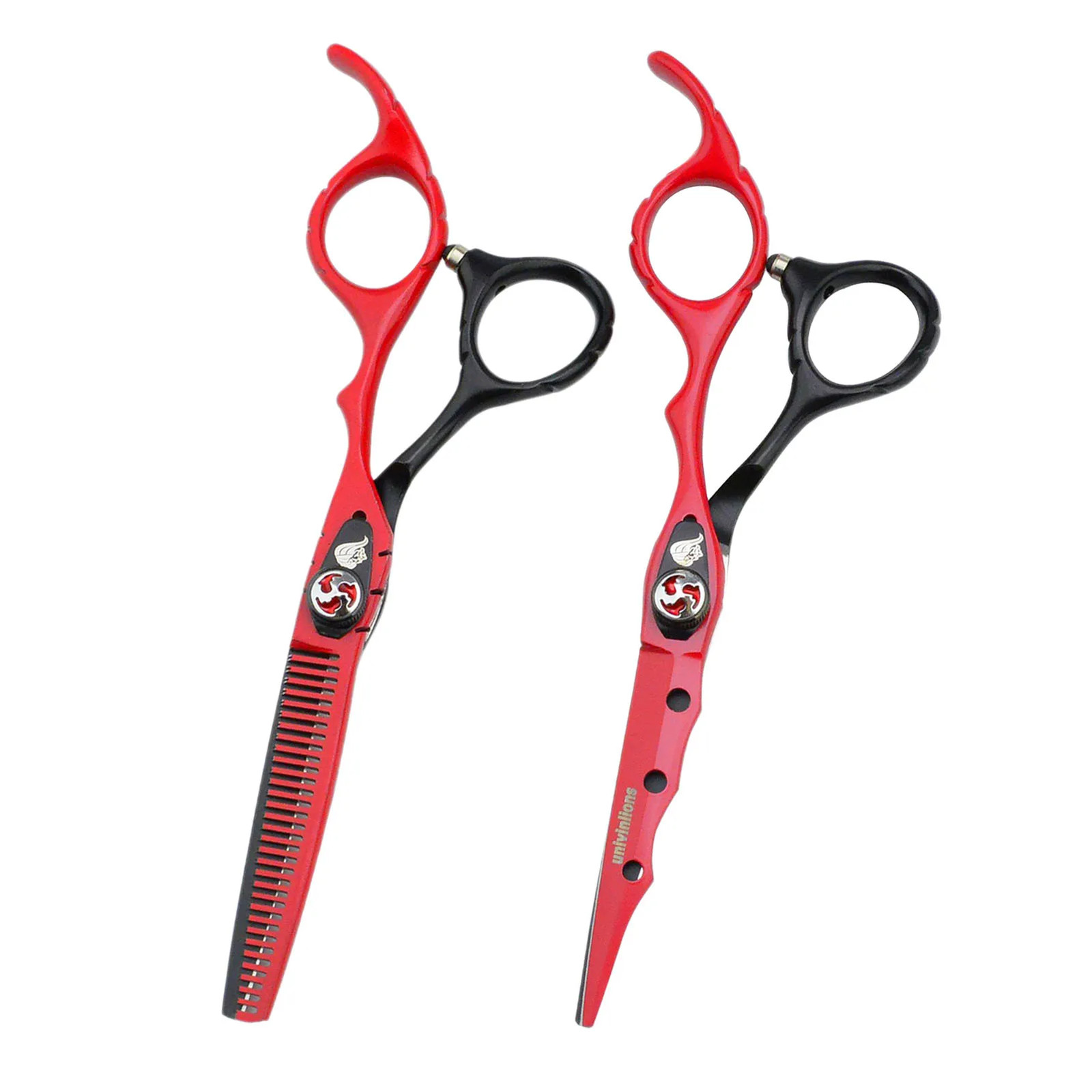 6″ 6cr13 Alloy Hairdressing Scissors Black Red Green Purple White Hair Cutting S