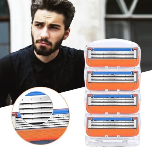 4~1000PCS Shaving Razor Blades Refills Compatible for GiIIette Fusion 5 Proglide
