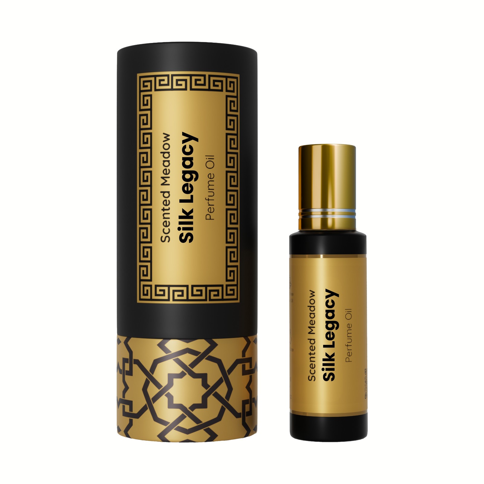 Scented Meadow Silk Legacy Roll-On Perfume Oil for Unisex – 0.5 fl oz (15 ml)