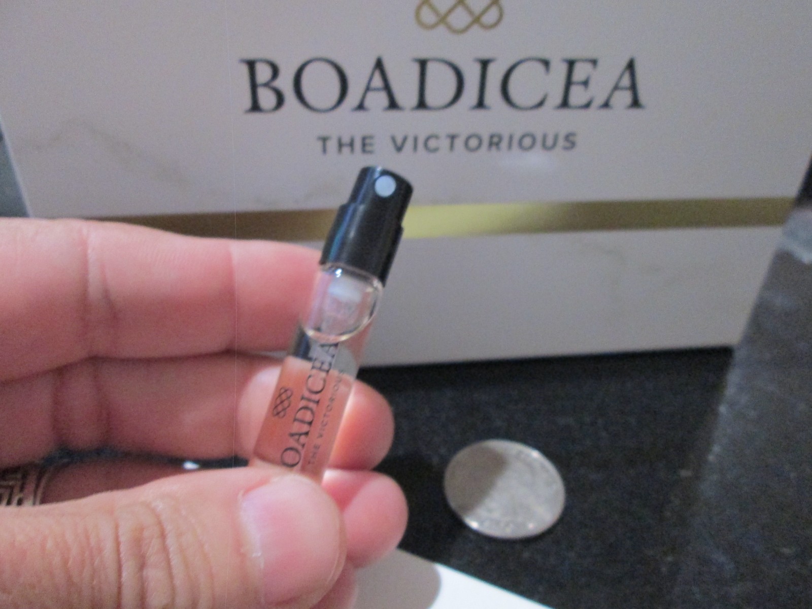BTV Boadicea the victorious EMPIRE eau de parfum niche NWOB Sample 2ml