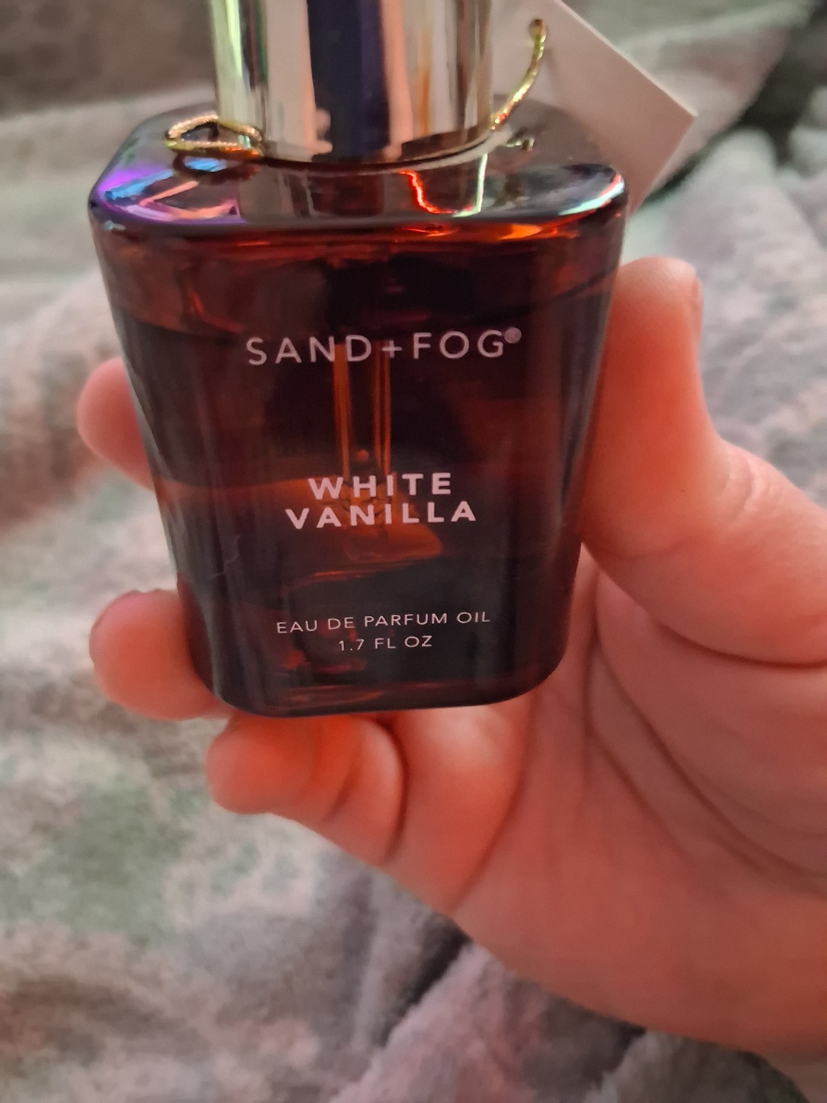 SAND+FOG White Vanilla Eau de Parfum Oil, Vanilla Scent 1.7 fl oz (50 mL)