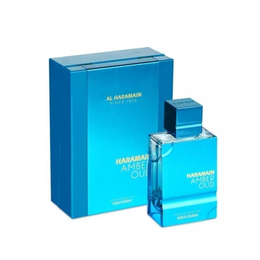 For Al Haramain Unisex Amber Oud Aqua Dubai Extrait de Parfum Spray 2 oz / 60 ml