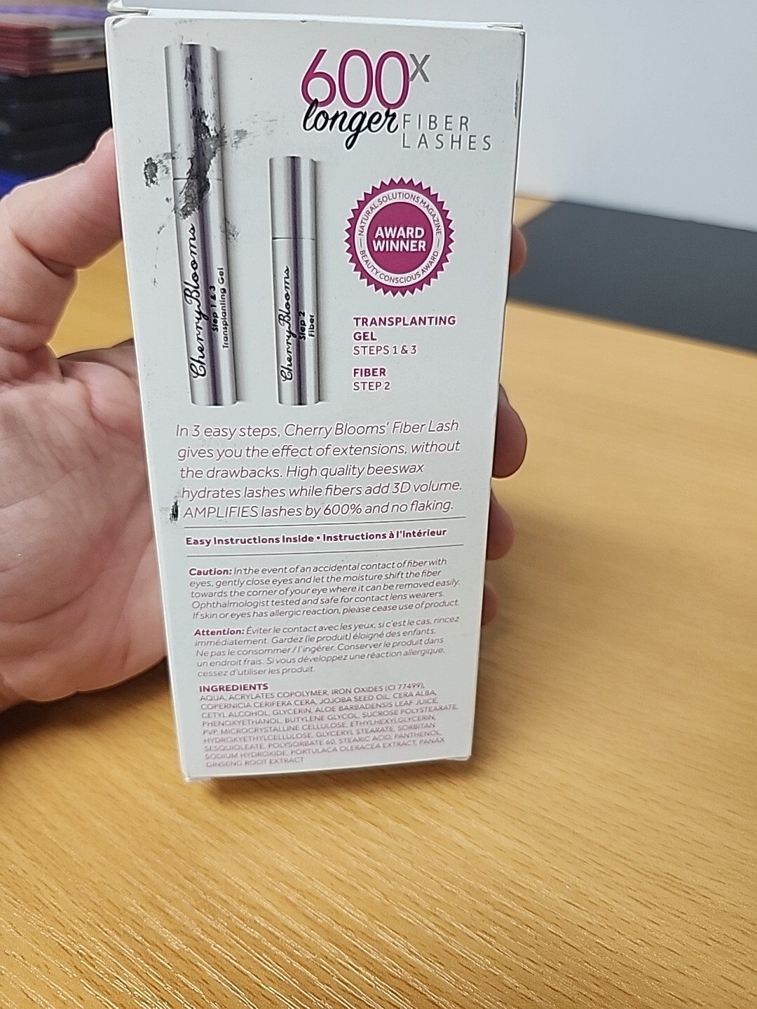 (2) Cherry Blooms Fiber Lash 2 Piece Kit